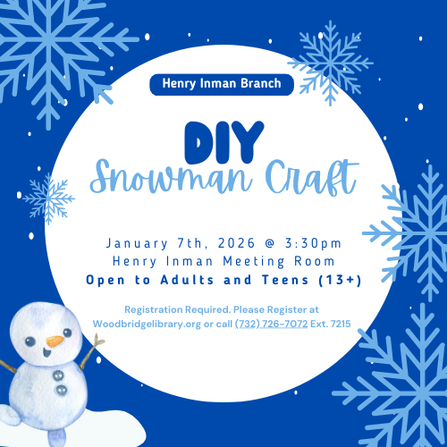 January Snowman Craft  Small PNG 2026